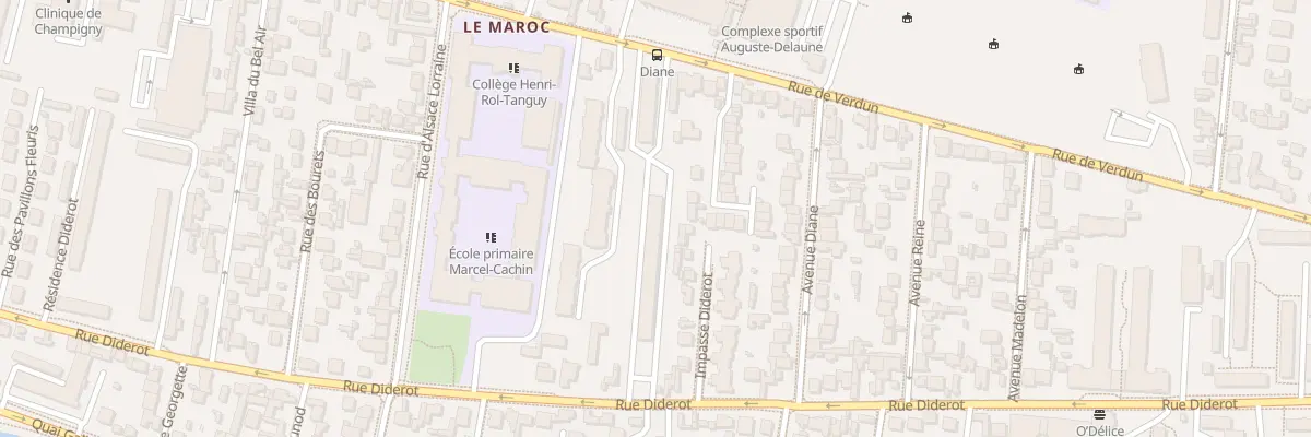 Plan du 101 Rue Diderot à Champigny-sur-Marne