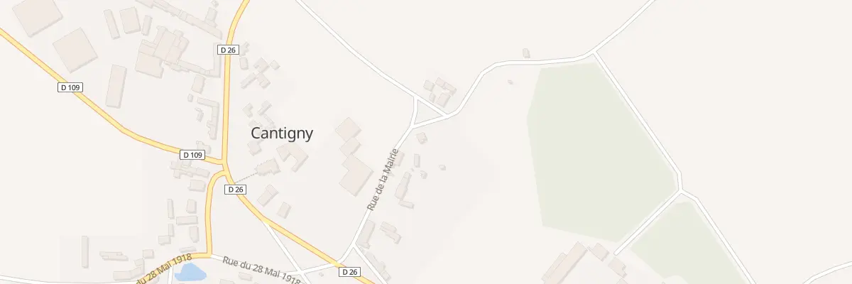 Plan du 10 Rue de la Mairie à Cantigny