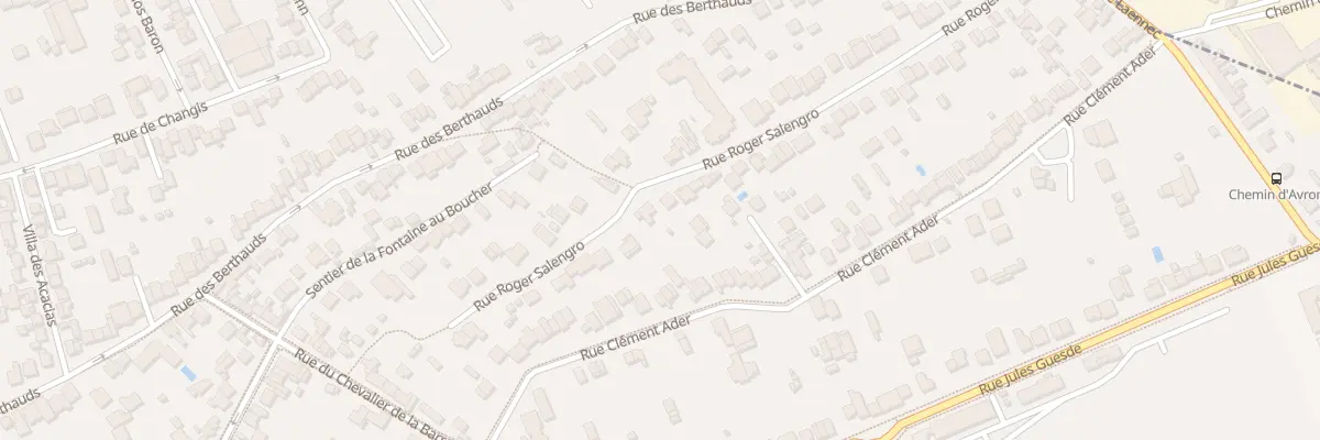Plan du 68 Rue Roger Salengro à Rosny-sous-Bois