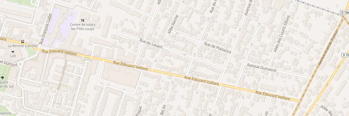 Plan du 22 Rue du Levant à Bondy
