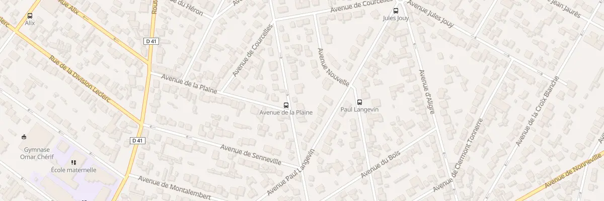 Plan du 25 Av de Pomereu à Aulnay-sous-Bois