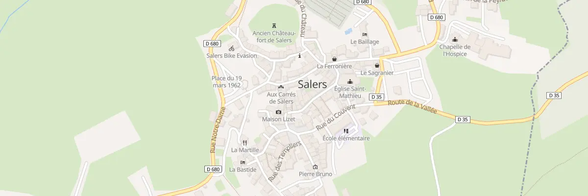Plan du 5127 Le Bourg à Salers