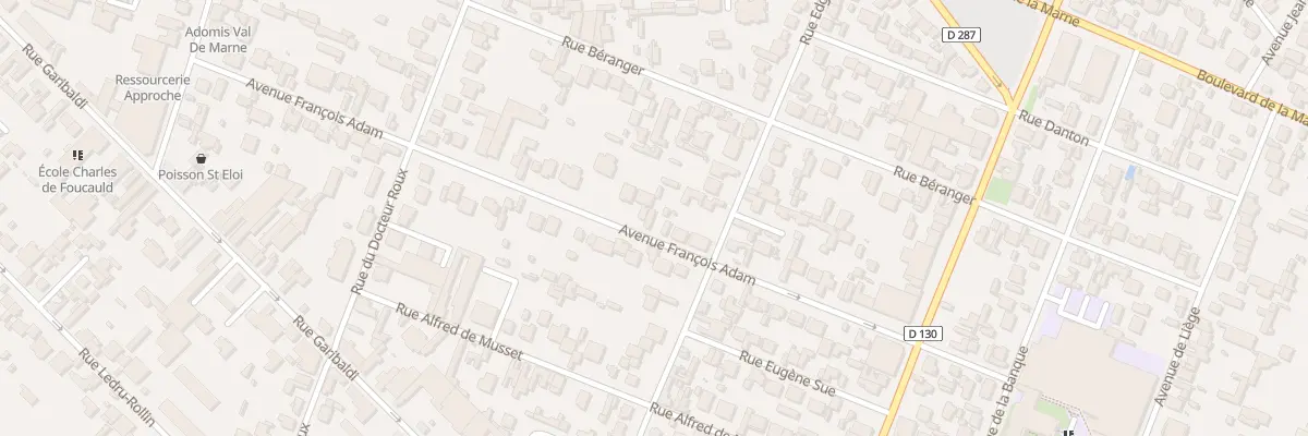 Plan du 37B Av François Adam à Saint-Maur-des-Fossés