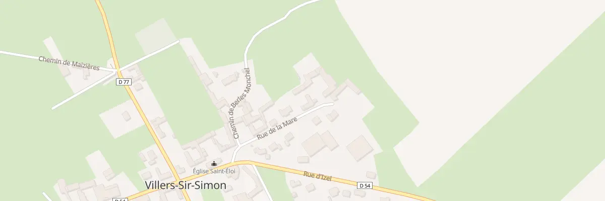 Plan du 5 Rue de la Mare à Villers-Sir-Simon