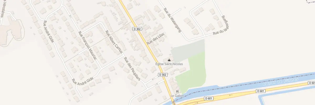 Plan du 32 Rue du Gen de Gaulle à Zuydcoote