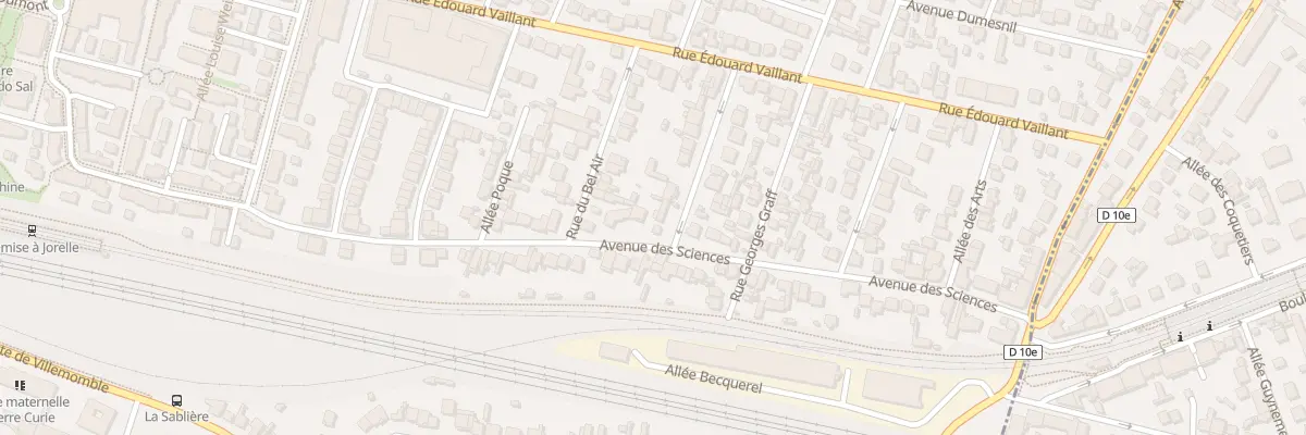 Plan du 36 Av des Sciences à Bondy