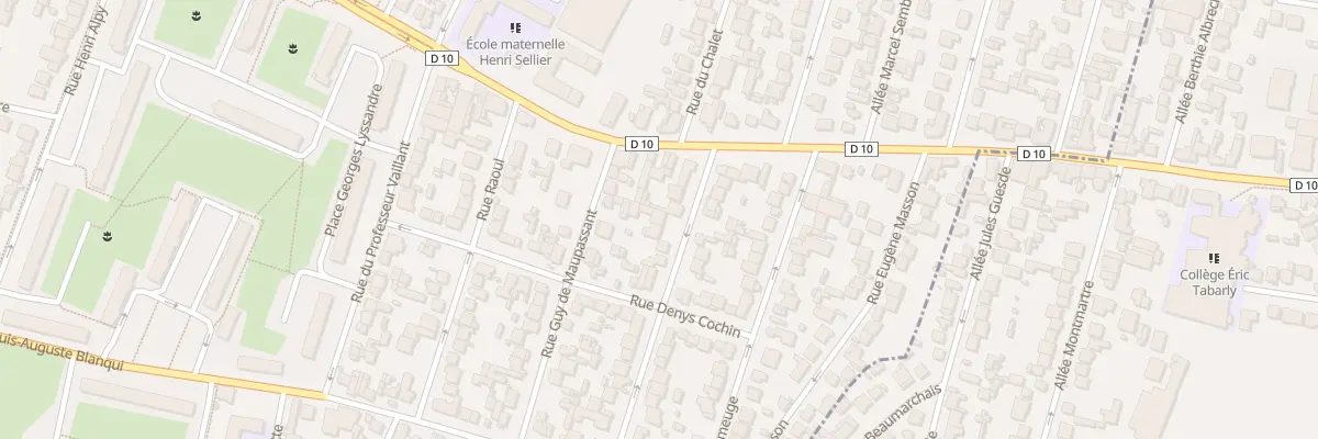 Plan du 14 Rue Bernard de Jussieu à Bondy