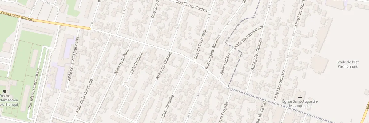 Plan du 178 Rue Louis Auguste Blanqui à Bondy