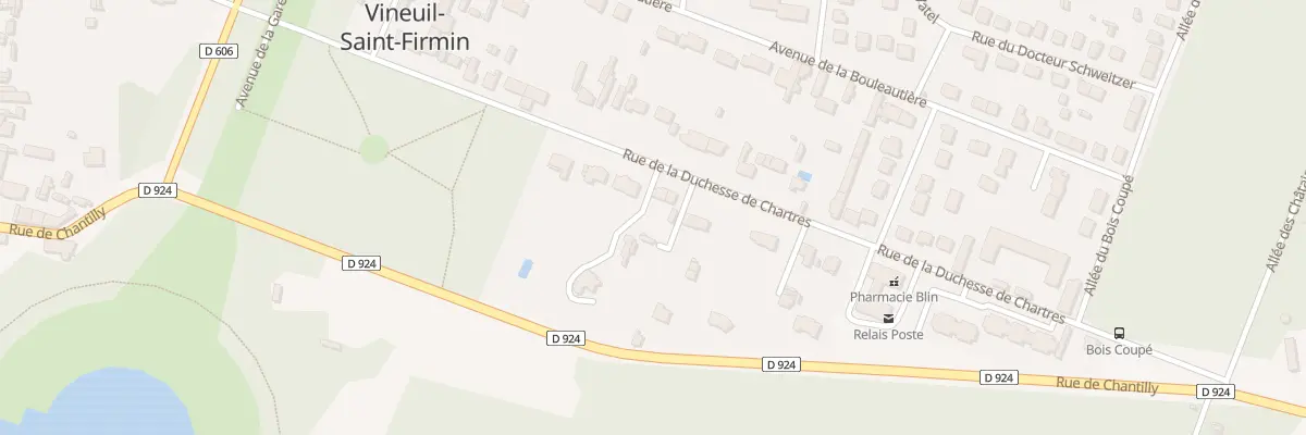 Plan du 6 Rue de la Duchesse de Chartres à Vineuil-Saint-Firmin