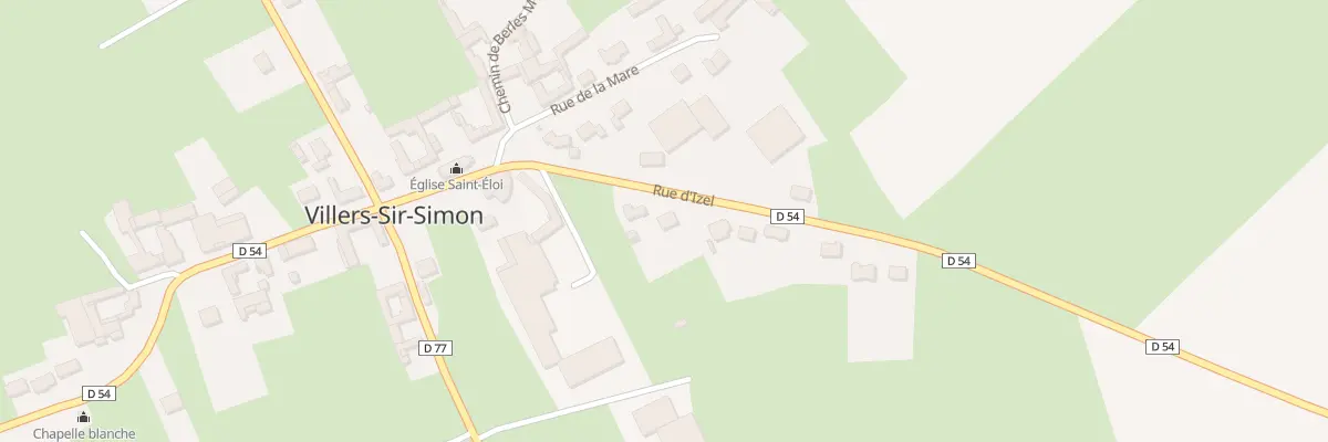 Plan du 5 Rue d’Izel à Villers-Sir-Simon
