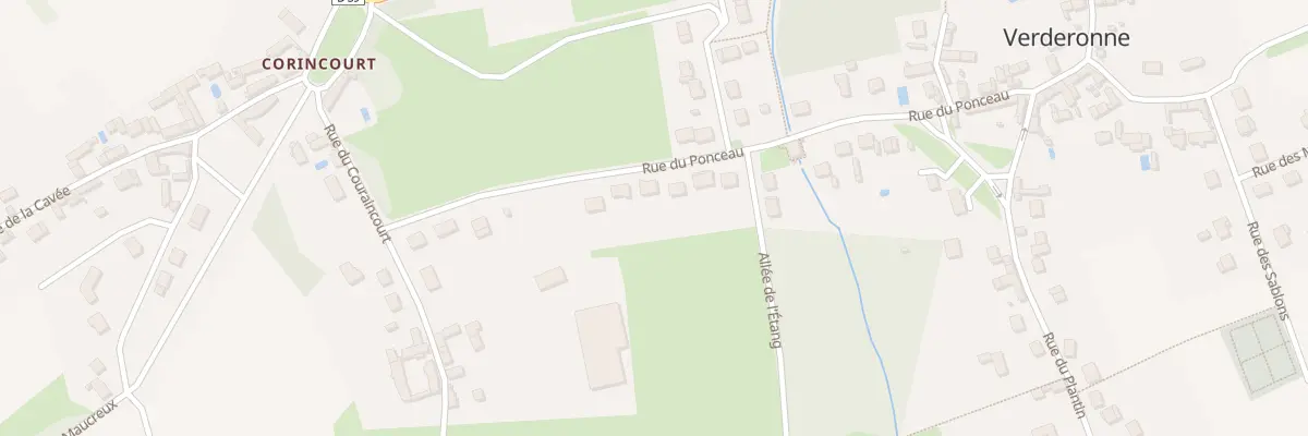 Plan du 21 Rue du Ponceau à Verderonne