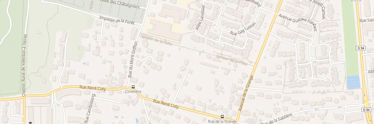 Plan du 77Q Rue René Coty à Yerres