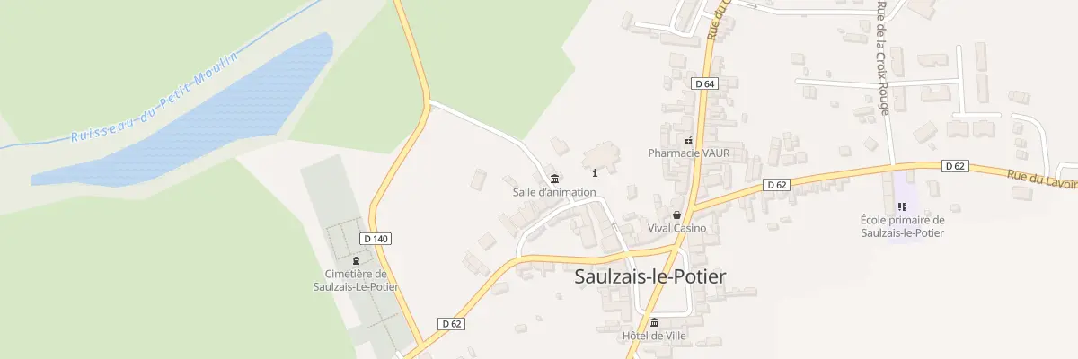 Plan du 8 Pl de l’Eglise à Saulzais-le-Potier