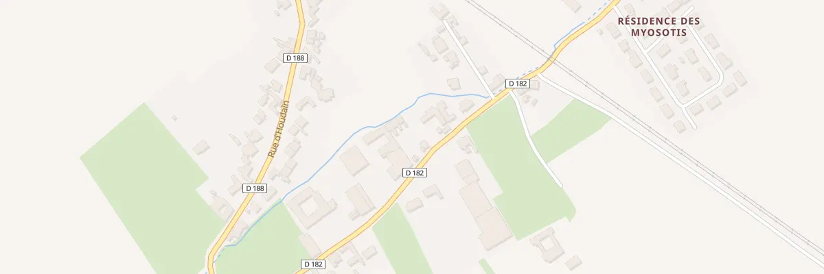 Plan du 75 Rue du Pont de Fer à Lillers