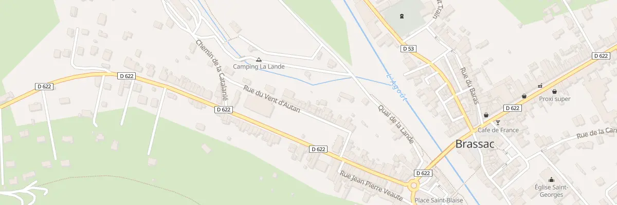Plan du 6 Rue du Vent d’Autan à Brassac