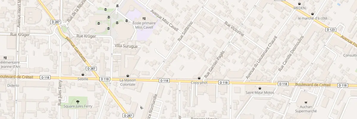 Plan du 29 Rue Solférino à Saint-Maur-des-Fossés