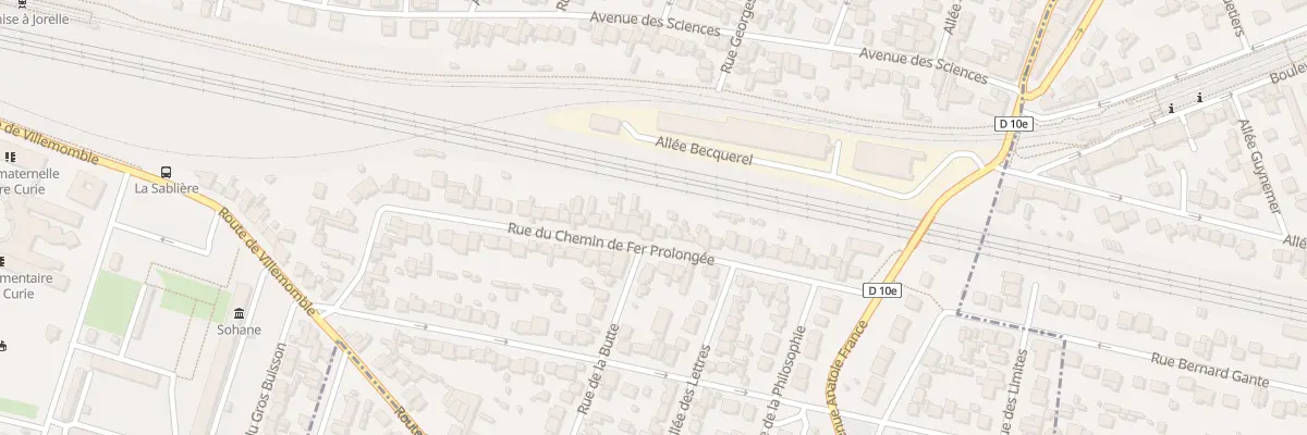 Plan du 47 Rue du Chem de Fer Prolongee à Bondy