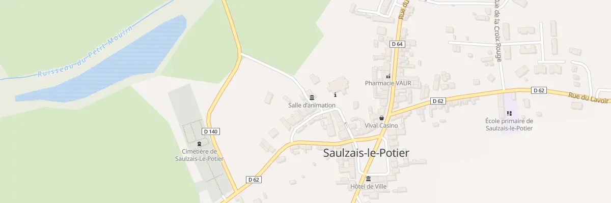 Plan du 10 Pl de l’Eglise à Saulzais-le-Potier