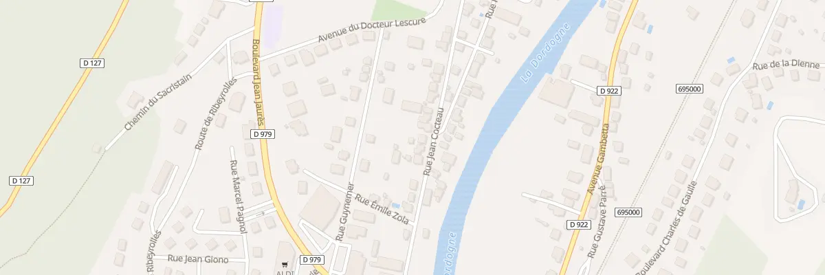 Plan du 236 Rue Jean Cocteau à Bort-les-Orgues