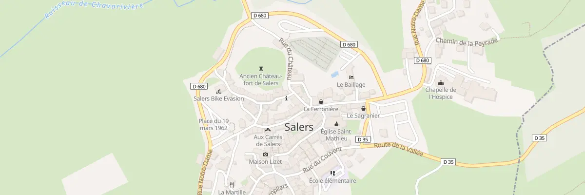 Plan du 5034 Le Bourg à Salers