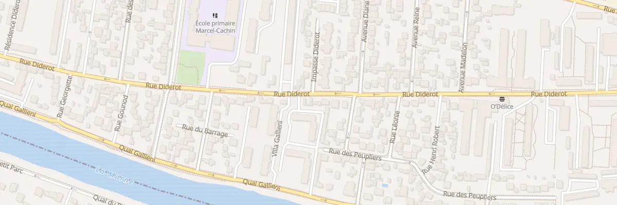 Plan du 140 Rue Diderot à Champigny-sur-Marne