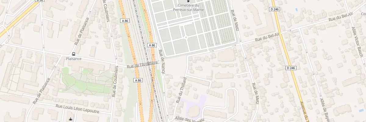 Plan du 41 Rue du Bel-Air au Perreux-sur-Marne