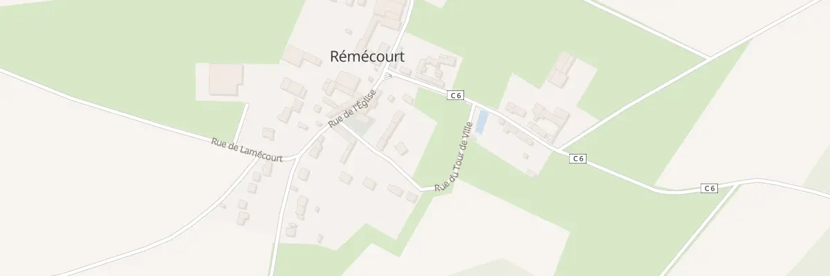 Plan du 81 Rue du Tour de Ville à Rémécourt