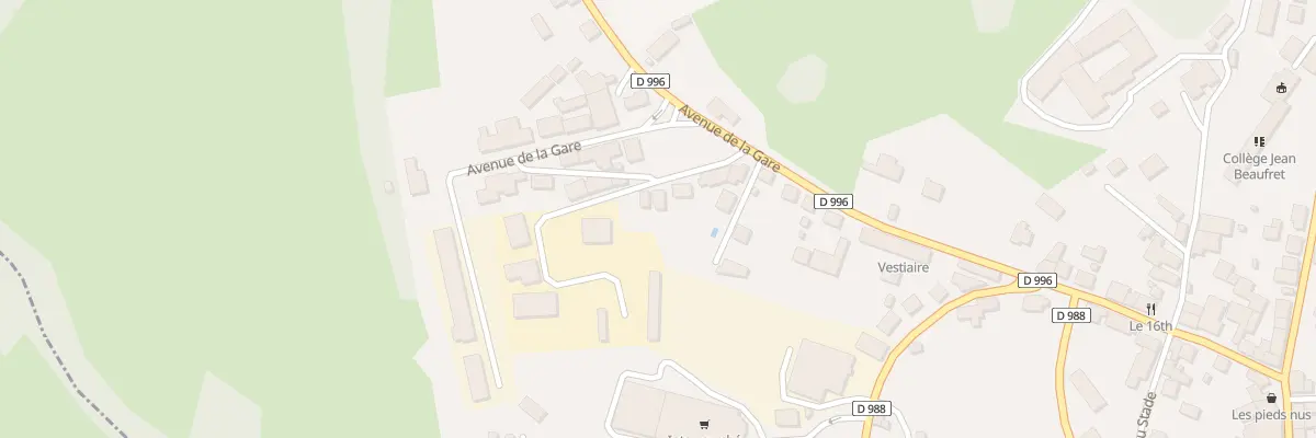 Plan du 7 Rue du Mal Leclerc à Auzances