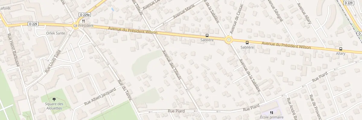 Plan du 51B Av des Tilleuls à Limeil-Brévannes