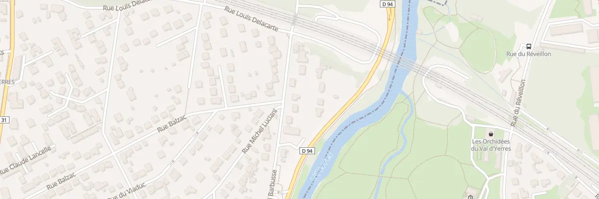 Plan du 28 Rue Henri Barbusse à Yerres