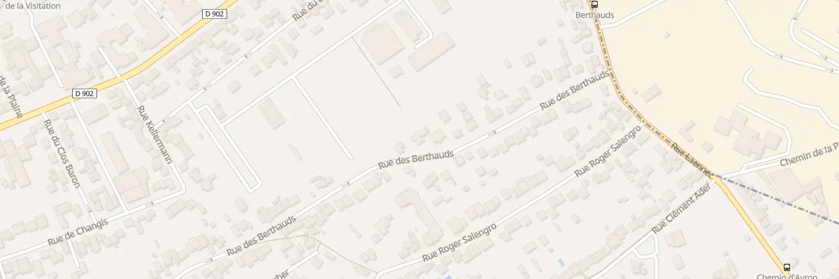 Plan du 147 Rue des Berthauds à Rosny-sous-Bois