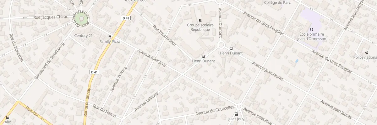 Plan du 28 Rue Tournadour à Aulnay-sous-Bois