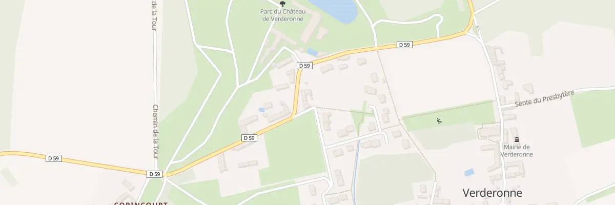 Plan du 4 Rue du Chateau à Verderonne