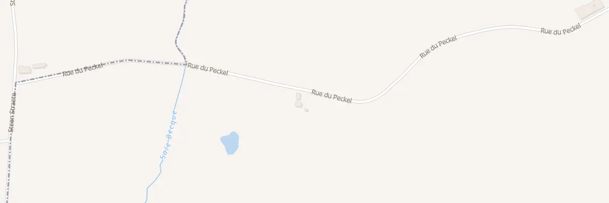 Plan du 987 Rue du Peckel à Oudezeele