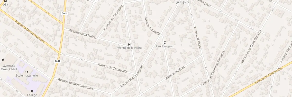 Plan du 56 Av Paul Langevin à Aulnay-sous-Bois