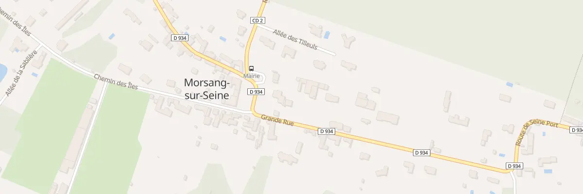 Plan du 17 Gr Grande Rue à Morsang-sur-Seine