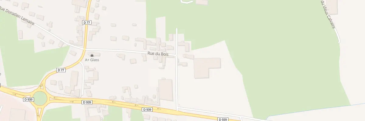 Plan du 13 Rue du Bois à Tincques