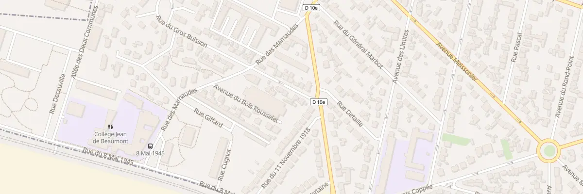 Plan du 5 Rue du Gros Buisson à Villemomble