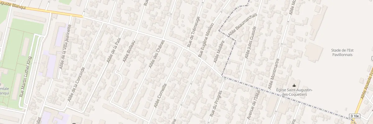 Plan du 182B Rue Louis Auguste Blanqui à Bondy