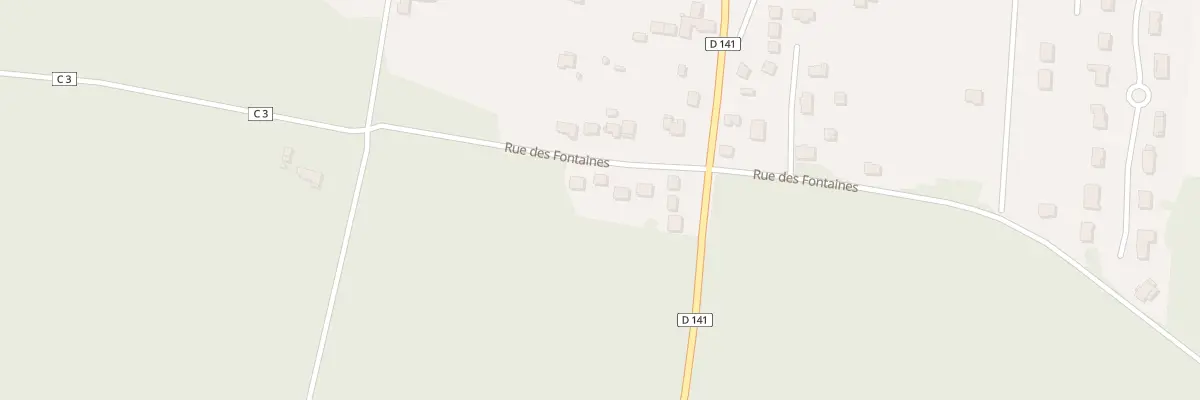 Plan du 14 Rue des Fontaines à Nainville-les-Roches