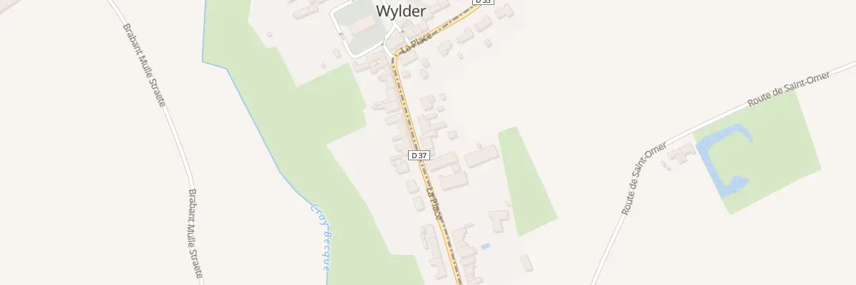 Plan du 322 Pl de Wylder à West-Cappel