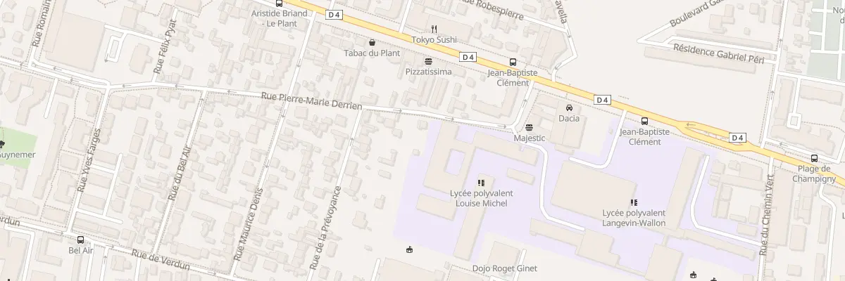 Plan du 9 Rue Pierre Marie Derrien à Thiais