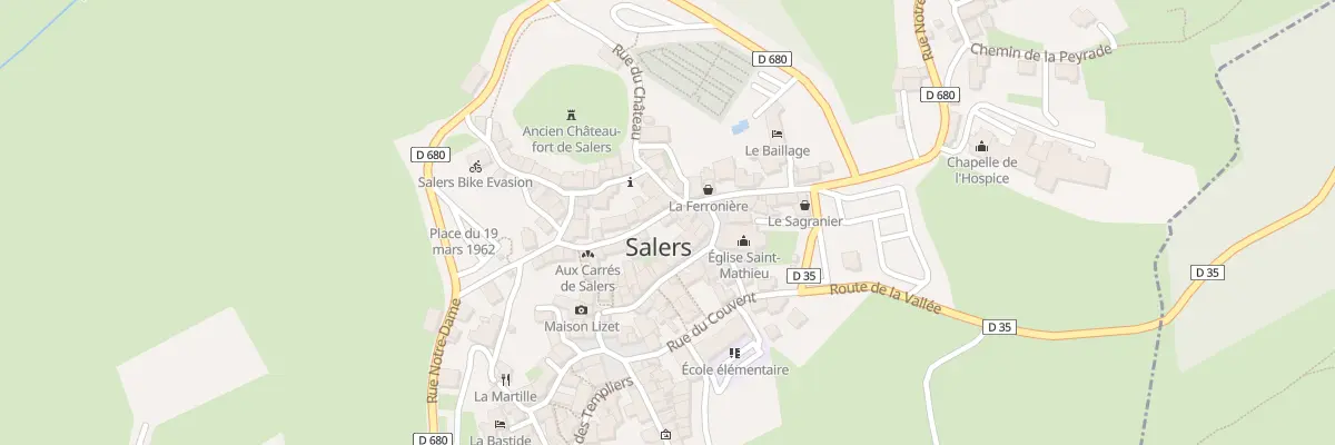 Plan du 5029A Le Bourg à Salers