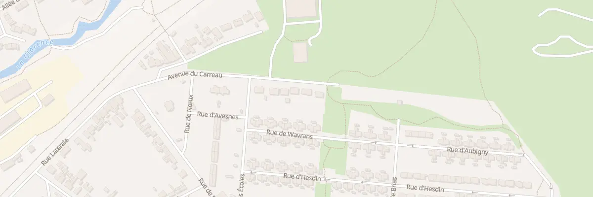 Plan du 16 Av du Carreau à Calonne-Ricouart