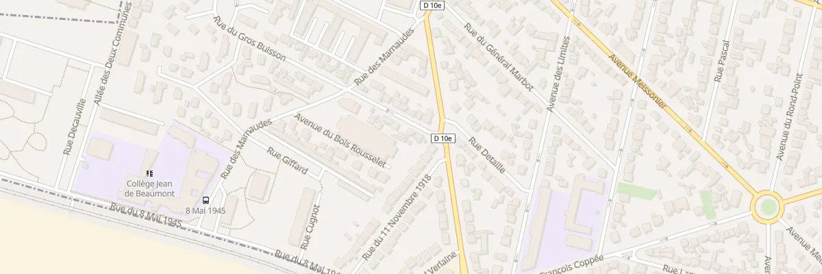 Plan du 3 Rue du Gros Buisson à Villemomble