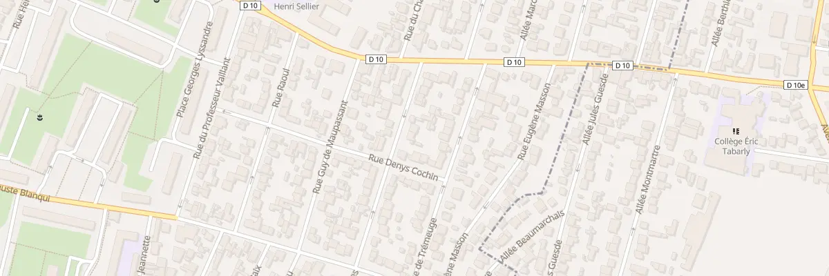 Plan du 17 Rue Bernard de Jussieu à Bondy