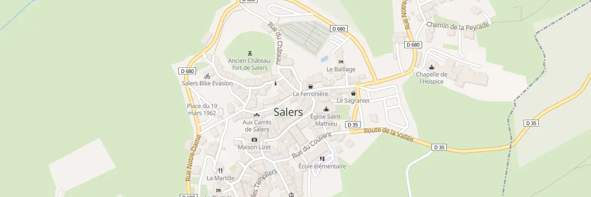 Plan du 5029 Le Bourg à Salers