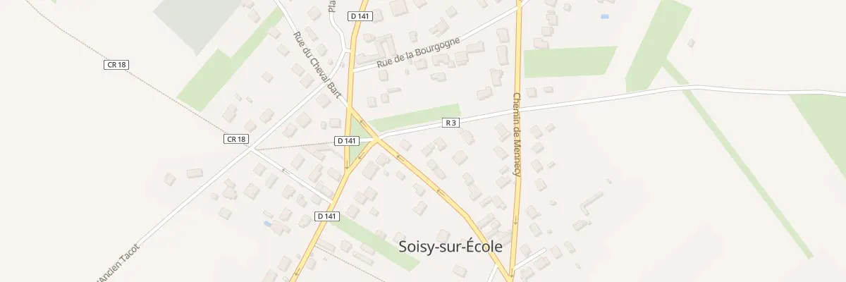 Plan du 2 Cr N3 de Ferte Alais a Melun à Soisy-sur-École