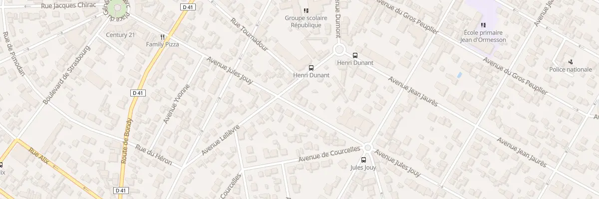 Plan du 29 Av Jules Jouy à Aulnay-sous-Bois