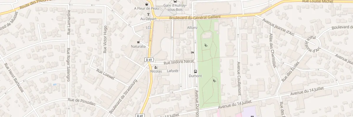 Plan du 15 Rue Edouard Cornefert à Aulnay-sous-Bois